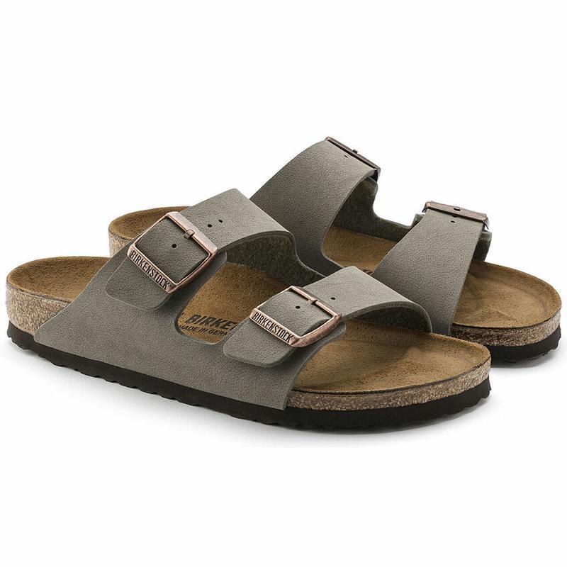 Birkenstock Birkibuc Arizona Dame Grå | DK 61RVD